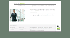 Desktop Screenshot of patentlawworks.net